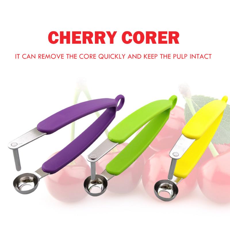 Cherry Olive Pits Pitter Stone Seed Remover Kitchen Tool Container Removal Machine Core Seeder Cherry Corer Container Pit Tool