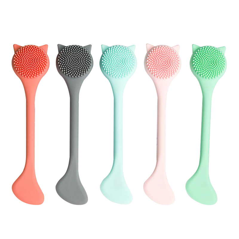 Silicone Facial Cleansing Brush Mask Brush Face Washing Product Pore Face Body Mask Exfoliating Brush Skin Care Maquiagem