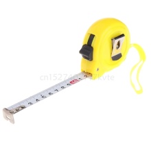 3m 5m Retractable Stainless Steel Tape Measure Ruler Measuring Metric Tape Ruler Yellow