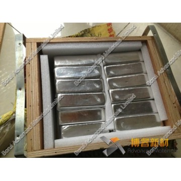 High pure Indium Metal, 99.995% pure, 1000g Indium ingot by Changsha Rich Nonferrous Metals Co.,Ltd