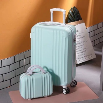 Women travel suitcase spinner wheels 20''carry ons trolley luggage set cabin trolley case student 24 inch rolling luggage set