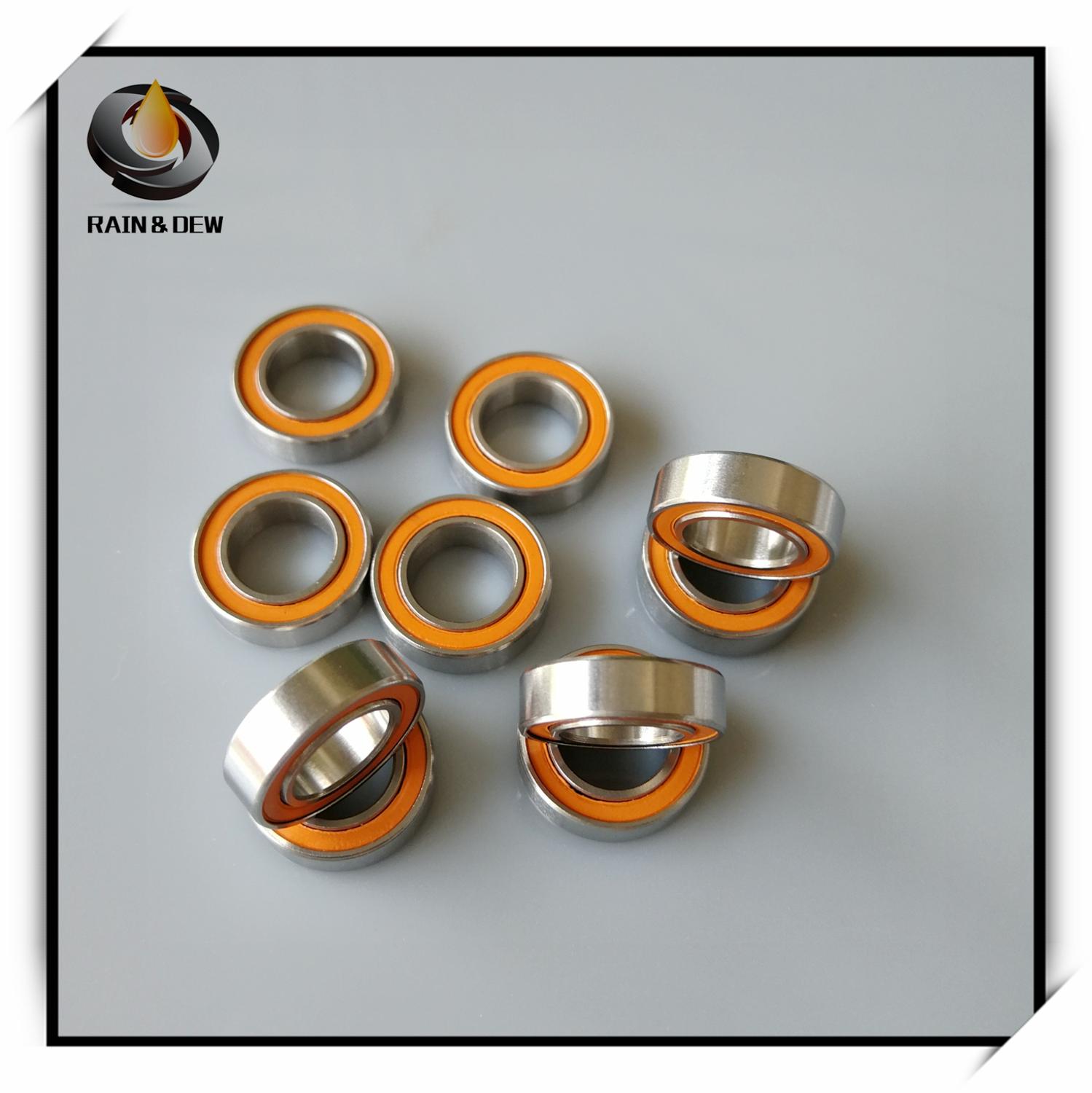 2Pcs SMR148 2RS CB 8X14X4 mm SMR148 2RS CB ABEC7 8x14x4 mm Stainless steel hybrid ceramic ball bearing
