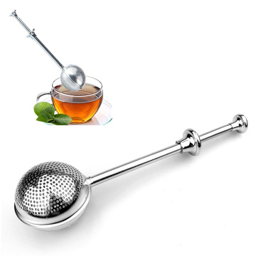 Stainless Steel Teapot Tea Strainer Ball Shape Mesh Tea Infuser Filter Reusable Metal Tea Bag Spice Tea Tool Accessories