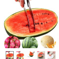 1 PCS party supply Stainless Steel Cut Fruit Watermelon Cutter Fast Slicer Smart Kitchen Cutting Tool