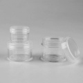 Empty Makeup Jar Pot Refillable Sample Bottles 3g/5g/10g/15g/20g Plastic Transparent Travel Face Cream Lotion Cosmetic Containe