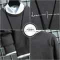 Men's Colorful Sweater Comfortable Fabric Basic Crew Neck Sweater