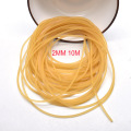 10 Meters Diameter 2mm Solid Elastic Rubber Line High Quality Natural Clolor And Red Color Fishing Rope