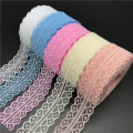 10yards 30mm Lace Ribbon Trim Fabric DIY Embroidered Net Cord For Sewing Decoration Lace Fabric