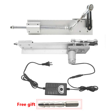DC 12V/24V Telescopic Linear Actuator Adjustable 30-150mm Stroke Reciprocating Linear Mechanism Free connector