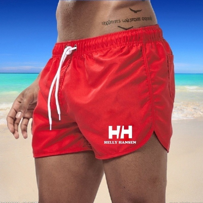 Men's beach shorts men's summer fitness shorts beach shorts quick-drying sports shorts running fitness men's shorts