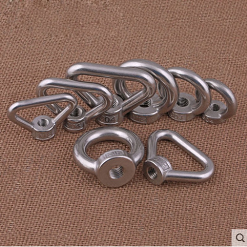 1pcs 304 stainless steel hoisting ring nut ring triangle ring ring nut M3M4M5M6M8M10M12-M20