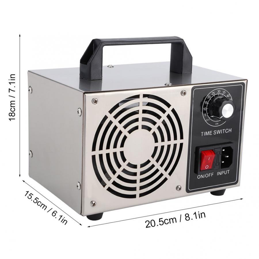 Ozone Generator Air Purifier Ozonizador Machine O3 Ozono Generator Deodorant Disinfection equipment Remove odor ozonizador