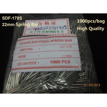 free shipping 1000pcs 22mm SDF-178S Stainless Steel Double Flange Watch Spring Bars for Watch band pin Link watch Parts