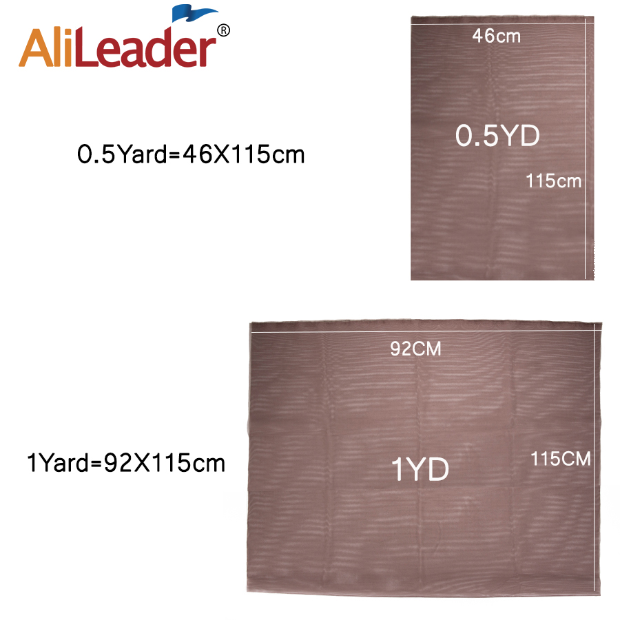 Alileader 1 Pcs Swiss Lace For Wig Making 1/4 Yard Weaving Wigs Lace Front Hair Net Toupee Frontal Closure Net For Making Wigs
