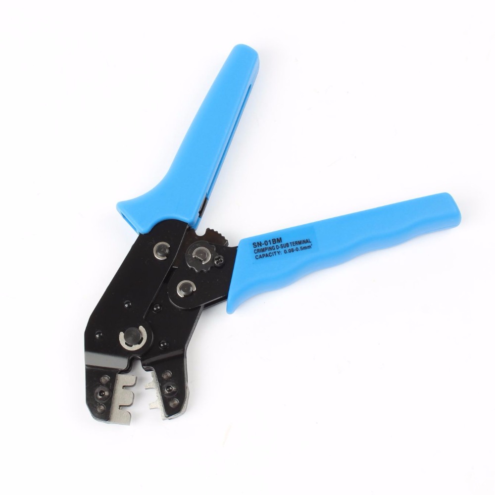 SN-48B MINI EUROP STYLE crimping tool crimping plier 0.5-1.5mm2 multi tool BLUE Crimper 0.1-1.0mm Square dupont crimp tool