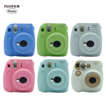 New Year Best Gift Fujifilm INSTAX Mini 9 Mini 7C Instant Camera Film Photo Camera + 10 Sheets Fujifilm Instax Mini 8 9 Film