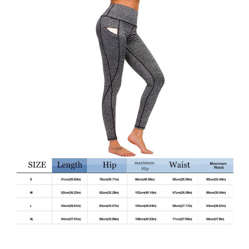 Women Yoga Pants Sports Running Sportswear Stretchy Fitness Legging High Waist Slim Leggings Pants Elastic Yoga Butt Lift Tight