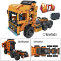 Creator City Off Road Car Model Building Blocks Technical Pull Back Loader Trucks Container Teactor Bricks Toys For Boys