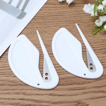 10Pcs Safety Paper Guarded Cutter Blade Office Equipment Plastic Mini Letter Opener Letter Mail Envelope Opener for Home Office