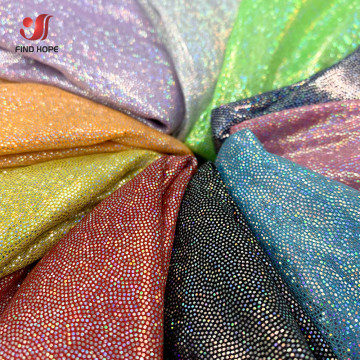 Glitter Laser Polyester Fabric Holographic Iridescent Stage Background Decor Crafts Doll Costume Material DIY 150cm*50/100cm