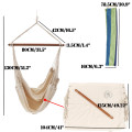 Nordic Style White Hammock Outdoor Indoor Garden Dormitory Bedroom Hanging Chair For Child Adult Swinging Single Safety Hammock