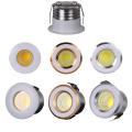 2 pcs 3W LED Spotlights Lighting Mini COB Ceiling Downlights AC220V White Lighting Bulb for Cabinet Counter Showcase Cabinet