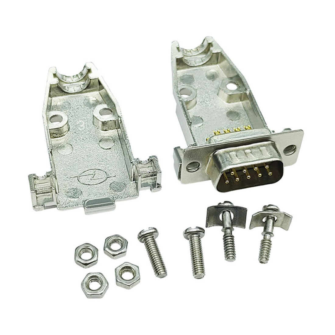 9 pin d-sub metal hood 1