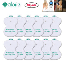 10 pads Healthy Massage Tens Electrode Pad For Electric Therapeutic Muscle Stimulator Acupuncture Apparatus Adhesive Therapy