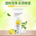 HANCHAN Natural Aloe Vera Cherry Lemon Facial Cleanser Hydrating Whitening Shrink Pores Acne Treatment Oil Control Cleanser