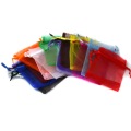 30pcs/lot 7x9cm 9x12cm 10x15cm 13x18cm Drawstring Organza Pouches Jewelry Packaging Bags Wedding Party Gift Bag Jewelry Pouch