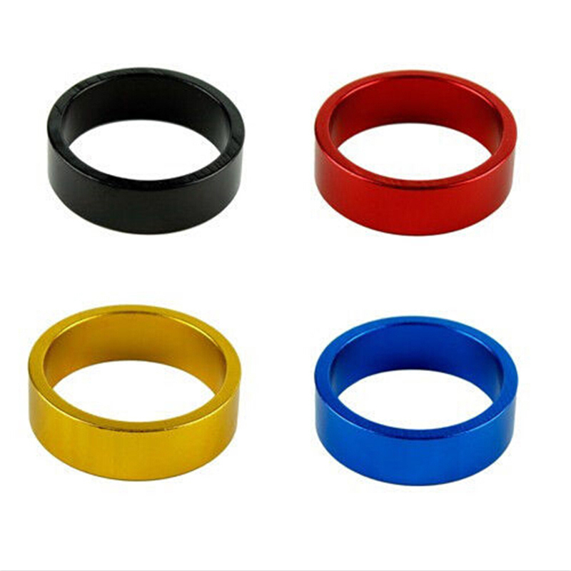 Bike Parts Accessories 4 Colors 10 mm Aluminum Mountain Road Bike Bicycle Cycling Headset Stem Spacer