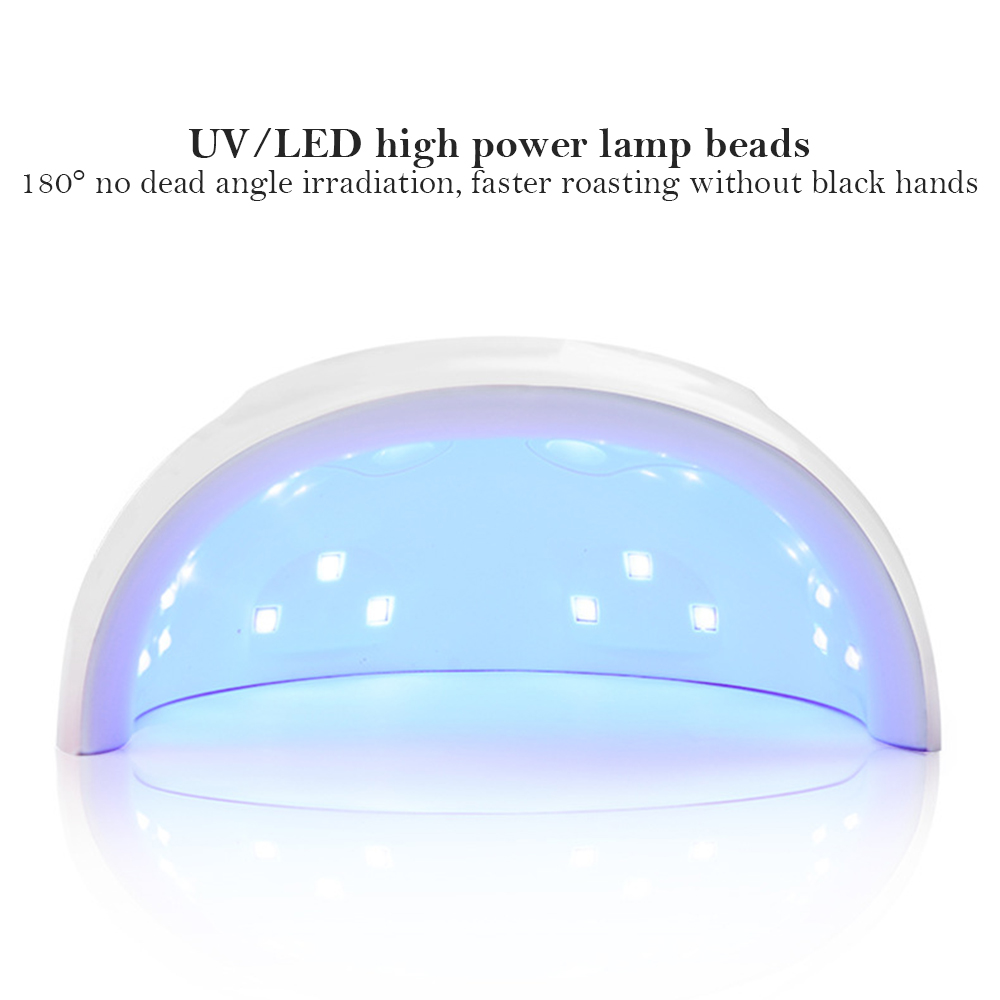 54W UV LED Nails Dryers Nail Lamp Drying Lamp For Curing UV Gel Nail Polish With Motion Sensing LCD Digital Display