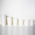 100pcs Thick White Paper Cup Disposable Tea Milk Cup Coffee Cup Party Supplies