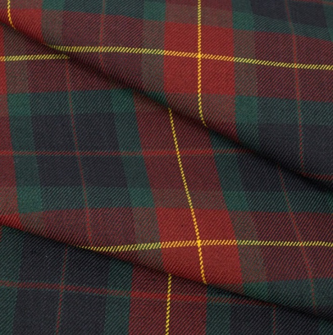 mylb 145cm x50cm High quality twill flannel cloth sanding soft fabric and yarn dyed Plaid Shirt cloth