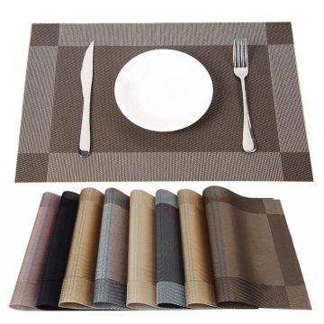 45x30cm PVC Waterproof Heat Insulation Mat Dinning Table Bowl Dish Pad Placemat 2020