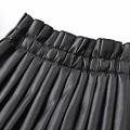 Babyinstar New Arrival Toddler Children's Clothing Kids PU Leather Black Skirts for Baby Girls Casual Pleated Skirt Outfit