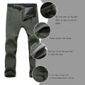 Outdoor Pants Hiking Pants Thick Fall Winter Thermal Fleece Sweat Absorbent Casual Men Hiking Pants Outdoor Camping#c