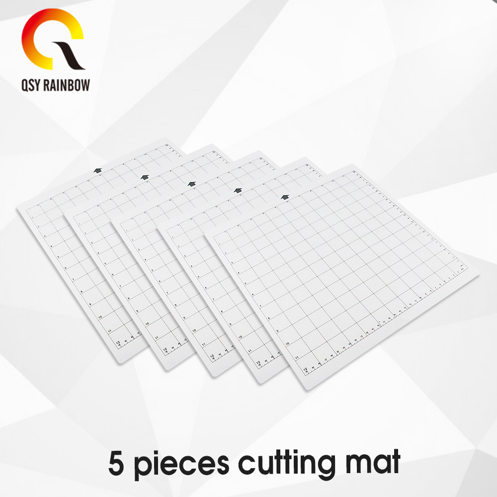 Cutting Mat for Cricut Explore One/Air/Air 2/Maker [Standardgrip,12x12 inch,1pc] Adhesive&Stickyn-slip Flexible Gridded Cut Mats