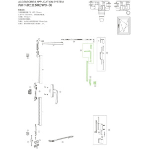NPD B Premium Inward Tilt Turn System