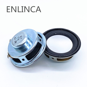 2Pcs Speaker Horn 3W 4R Diameter 4CM Mini Amplifier Rubber Gasket Loudspeaker Trumpet