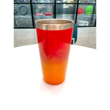 Red-Orange Gradient Tumbler Powder Coating