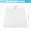 Cutting Mat for Cricut Explore Air 2/Maker Standardgrip,12x12 inch for Silhouette-Cameo Adhesive Non-slip Flexible Gridded Mats