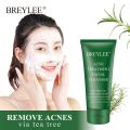 BREYLEE Acne Treatment Facial Cleanser Tea Deep Cleaning Whitening Shrink Pores Oil Control Remove Blackhead Moisturizing Care