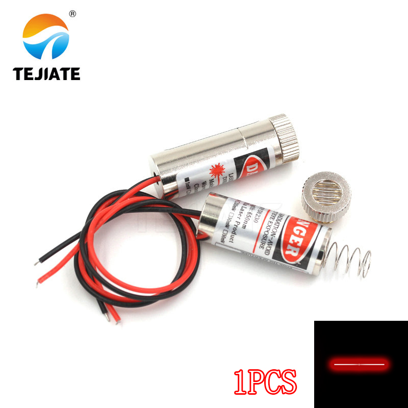 laser diode laser head 5mW 650nm red dot/line /cross laser tube infrared laser sensor module adjustable focal length 3V/5V