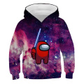 Hot Sell 3D Print Among Us Hoodie Kids Cute Pattern Sweatshirt Long Sleeve Cartoons Games Baby Boys Clothes Toddler Child Tops