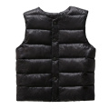 Fashion Foreign Kids Boys Girl Winter Warm Button Vest Waistcoat Sleeveless Down Coat Outerwear Autumn And Winter Down Vest