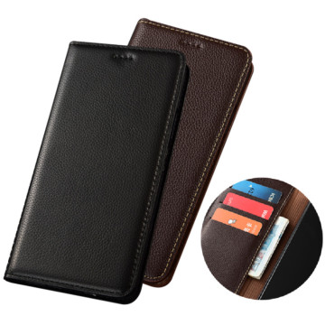 Genuine Leather Wallet Phone Case Card Pocket Holster For OPPO A53 2020O/OPPO A32 2020/PPO A31 2020 Phone Bag Magnetic Holder