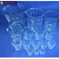 (4pieces/lot) SHUNIU Glass beaker 150ml,Lab beaker 150ml,Low form with graduation and spout Boro 3.3 Glass Chinese famous brand