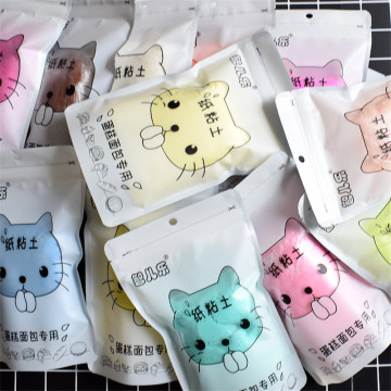 100G New Meng Cat Paper Clay Enough Large Volume Paper Monsters Clay Soft Paper Plasticine Drawing Slime Polymer Children's Toy