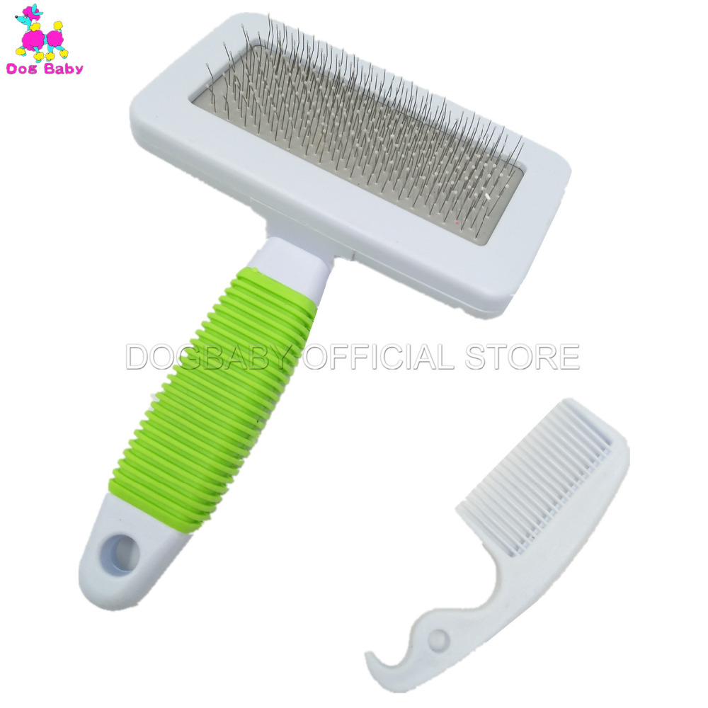 DOGBABY Cat Comb Steel Brush Comb Dogs Grooming Puppy Cat Hair Clean Tool Soft Pin Pets Hair Shedding Removal Comb Pet Products